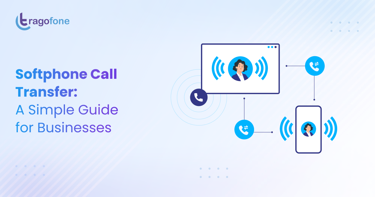 Softphone with call transfer
