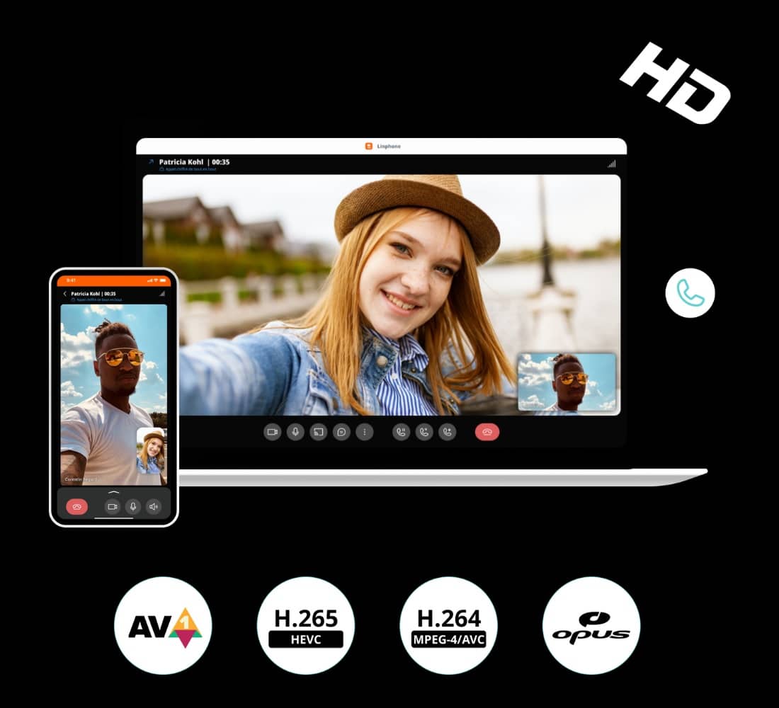 UI of Tragofone VoIP softphone app