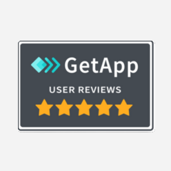 Five star user rating on GetApp